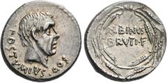 The Roman Republic The Dioscuri Collection. The Roman Republic. D. Iunius Brutus Albinus. Denarius 48, AR 18 mm, 3.98 g. A·POSTVMIVS – COS Bare head of A. Postumius r. Rev. ALBINVS / BRVTI·F within wr