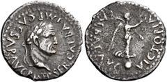 The Roman Empire Galba, 68–69 Quinarius, Lugdunum circa November 68 to 15 January 69, AR 15 mm, 1.73 g. SER GALBA IMP CAESAR AVG P M T P Laureate head r. Rev. VICTORIA – GALBAE AVG Victory r. standing