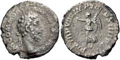 The Roman Empire Commodus augustus, 177–192 Quinarius 173-174, AV 15 mm, 1.08 g. M COMMODVS ANTON AVG PIVS Laureate head r. Rev. P M TR P VIIII IMP VI COS IIII P P Victory advancing l., holding wreath