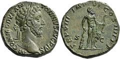 The Roman Empire Commodus augustus, 177–192 Sestertius 183-184, Æ 32 mm, 24.77 g. M COMMODVS AN – TONINVS AVG PIVS Laureate head r. Rev. P M TR P VIII[I] IMP VI COS IIII P P S – C Hercules standing r.