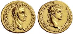 The Roman Empire Gaius, 37 – 41 Aureus 37-38, AV 7.69 g. C CAESAR·AVG·GERM·P.M.TR·POT Laureate head of Gaius r. Rev. DIVVS·AVG – PATER·PATRIAE· Radiate head of Augustus r. C 1. BMC 16. RIC 15. CBN 19.
