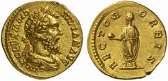 The Roman Empire Didius Julianus, 28 th March - 1st June 193 No.: 124 Schätzpreis - Estimate CHF 40000.- Aureus 28th March-May 193, 6.65 g. IMP CAES M DID -  IVLIAN AVG Laureate head r. Rev. RECTOR - 