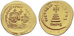 The Byzantine Empire The mint is Constantinopolis unless otherwise stated Heraclius, 5 October 610 – 11 January 641, with colleagues from January 613 Solidus, uncertain Eastern mint, Jerusalem (?) 613