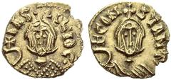 The Byzantine Empire The mint is Constantinopolis unless otherwise stated Basil the Macedonian, 27 September 867 – 29 August 886 with colleagues from 870 Semissis, Syracuse 868-879, EL 1.38 g. bAS – I