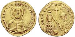 The Byzantine Empire The mint is Constantinopolis unless otherwise stated John I Tzimisces, 11 December 969 – 11 January 976 Histamenon 969–976, AV 4.35 g. +IhSXISReX ReGNANTIhM Facing bust of Christ,