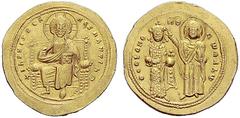 The Byzantine Empire The mint is Constantinopolis unless otherwise stated Romanus III Argyrus, 12 November 1028 – 11 April 1034 Histamenon 1028-1034, AV 4.38 g. +IHS XIS REX REGNANTIYM Christ, nimbate