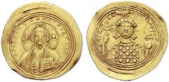 The Byzantine Empire The mint is Constantinopolis unless otherwise stated Michael IV, the Paphlagonian 11 April 1034 – 10 December 1041 Histamenon 1034-1041, AV 4.41 g. +IHS XIS REX REGNANTIhM Facing 