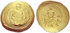 The Byzantine Empire The mint is Constantinopolis unless otherwise stated Constantine IX Monomachus, 11 June 1042 – 11 January 1055 Histamenon 1042-1055, AV 4.41 g. +IHS XIS REX – REGNANTIhM Christ, n