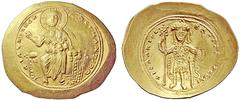 The Byzantine Empire The mint is Constantinopolis unless otherwise stated Isaac I Comnenus, 1 September 1057 – 22 November 1059 Histamenon 1057-1059, AV 4.42 g. +IhS XIS REX – REGNANTIhm Christ, nimba