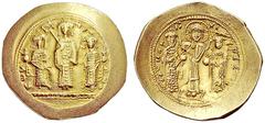 The Byzantine Empire The mint is Constantinopolis unless otherwise stated Romanus IV Diogenes, 1 January 1068 – September 1071 and associate rulers Histamenon circa 1068-1071, AV 4.37 g. KωN – MX – AN