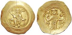 The Byzantine Empire The mint is Constantinopolis unless otherwise stated Nicephorus III Botaniates, 3 April 1078-1 April 1081 Histamenon 1078-1081, EL 4.44 g. Christ nimbate seated facing on backless
