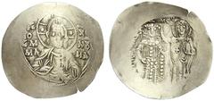 The Byzantine Empire The mint is Constantinopolis unless otherwise stated Manuel I, Comnenus 8 April 1143 – 24 September 1180 Aspron trachy, Thessalonica (?) 1143-1152 (?), EL 1.94 g. OEMMA – N_HΛ Fac