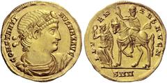 The Roman Empire Constantine I augustus, 309 – 337 Multiple of 1 and 1/2 solidi, Nicomedia 320-330, in occasion of the consecration of Constantinopolis shortly after 11 May 330, AV 6.86 g. CONSTANTI –