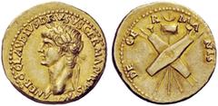 The George W. La Borde Collection of Roman Aurei Part I THE ROMAN EMPIRE Octavian as Augustus, 27 BC – 14 AD, in the name of Nero Claudius Drusus, brother of Tiberius and father of Germanicus Aureus c
