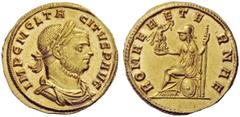 The George W. La Borde Collection of Roman Aurei Part I THE ROMAN EMPIRE Tacitus, 275 – 276 Aureus, Siscia late 275-early 276, AV 4.07 g. IMP C M CL TA – CITVS P AVG Laureate, draped and cuirassed bus