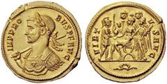 The George W. La Borde Collection of Roman Aurei Part I THE ROMAN EMPIRE Probus, 276 – 282 Aureus 276-282, AV 6.58 g. IMP PRO – BVS PFAVG Laureate and cuirassed bust l. with aegis and spear over r. sh