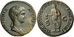 The Roman Empire In the name of Antonia, wife of Nero Claudius Drusus Antonia's portraits on bronze coins issued under her son Claudius can be very impressive examples of Roman portraiture. However so