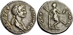 The Roman Empire Domitia, wife of Domitian Domitia is shown with her distinct hair-style with spongelike hair on the forehead and looplike braids. AMP Tetradrachm 82, issues for Asia, AR 10.94 g. DOMI