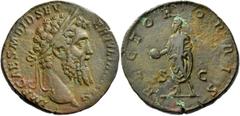 The Roman Empire Didius Julianus, 28 March – 1st June 193 Sestertius 193, Æ 21.81 g. IMP CAES M DID SEV – ER IVLIAN AVG Laureate head r. Rev. RECTOR – ORBIS Didius standing l., holding globe and roll 