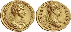 The Roman Empire Hadrian, 117 – 138. Aureus 117, AV 7.20 g. IMP CAES TRAIAN HADRIANO AVG G D PART Laureate and cuirassed bust of Hadrian r., with drapery on l. shoulder. Rev. DIVO TRAIANO – PATRI AVG 
