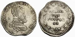 REGNO DI NAPOLI E REGNO DI SICILIA REGNO DI NAPOLI NAPOLI No.: 657 Estimate: EUR 500 d=41 mm Filippo II (1554-1556) I Periodo come Re di Napoli e Principe di Spagna. Ducato o 10 carlini non datato. AR