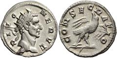 The Roman Empire Consecration coins of Trajan Decius, 249 – 251. Consecration issue of Nerva. Antoninianus 250-251, AR 3.83 g. DIVO – NERVE Radiate head of Divus Nerva r. Rev. CONSECRATIO Eagle standi
