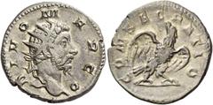 The Roman Empire Consecration coins of Trajan Decius, 249 – 251. Consecration issue of Marcus Aurelius. Antoninianus 250-251, AR 4.01 g. DIVO MARCO Radiate head of Divus Marcus Aurelius r. Rev. CONSEC