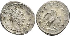 The Roman Empire Consecration coins of Trajan Decius, 249 – 251. Consecratio issue of Commodus. Antoninianus 250-251, AR 4.54 g. DIVO COMMODO Radiate head of Divus Commodus r. Rev. CONSECRATIO Eagle s