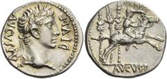 The Collection of a Perfectionist of Roman Imperial Silver Coins Octavian as Augustus, 27 BC – 14 AD. Denarius, Lugdunum circa 8 BC, AR 3.84 g. AVGVSTVS – DIVI·F Laureate head r. Rev. C·CAES Caius Cae