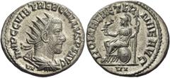 The Collection of a Perfectionist of Roman Imperial Silver Coins Trebonianus Gallus, 251 – 253. Antoninianus, Antiochia 251-253, AR 4.61 g. IMP C C VIB TREB GALLVS P F AVG Radiate, draped and cuirasse
