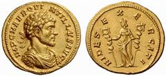 An Important Collection of Roman Gold Coins Part I The Roman Empire Quintillus, July – September 270 No.: 64 Estimate: CHF 45000 d=21 mm Aureus, Mediolanum 270, 4.82 g. IMP C M AVR QVI – NTILLVS AVG L