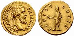 The Roman Empire Didius Julianus, 28th March – 1st June 193 No.: 92 Estimate: CHF 35000 d=20 mm Aureus 193, AV 7.25 g. IMP CAES M DID – IVLIAN AVG Laureate head r. Rev. RECTOR – ORBIS Julianus standin