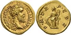 The Roman Empire Didius Julianus, 28th March – 1st June 193. Aureus 193, AV 6.73 g. IMP CAES M DID – IVLIAN AVG Laureate head r. Rev. P M TR – P COS Fortuna standing l., holding rudder on globe and co