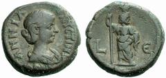 The Barry Feirstein Collection of Ancient Coins Part I The Roman Empire The mint is Roma unless otherwise stated Annia Faustina, third wife of Elagabal No.: 143 Estimate: CHF 1000 d=24 mm Tetradrachm,