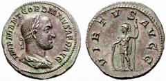 The Barry Feirstein Collection of Ancient Coins Part I The Roman Empire The mint is Roma unless otherwise stated Gordian II, 1st – 22nd April 238 No.: 151 Estimate: CHF 5000 d=20 mm Denarius April 238