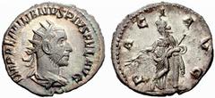 The Barry Feirstein Collection of Ancient Coins Part I The Roman Empire The mint is Roma unless otherwise stated Aemilian, 253 No.: 155 Estimate: CHF 400 d=21 mm Antoninianus 253, AR 3.26 g. IMP AEMIL