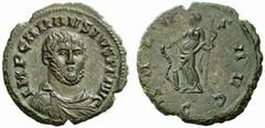 The Barry Feirstein Collection Part II The Roman Empire Carausius, 286 – 293 No.: 189 Estimate: CHF 55000 d=24 mm Antoninianus or double-denarius, Camulodunum 287-288, billon 4.15 g. IMP CARAVSIVS P F