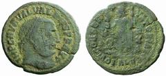 The Barry Feirstein Collection Part II The Roman Empire Valerius Valens. 316 – 317 No.: 199 Estimate: CHF 15000 d=22 mm Follis, Alexandria circa 316-317, æ 2.48 g. IMP C AVR VAL VALENS P F AVG Laureat