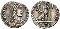 The Barry Feirstein Collection Part II The Roman Empire Constans, son of Constantine III, 410 – 411 No.: 237 Estimate: CHF 40000 d=17 mm Siliqua, Treveri 410-411, AR 1.58 g. D N CONSTA – NS P F AVG Pe