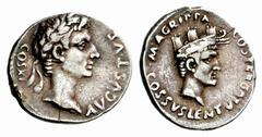 The Barry Feirstein Collection Part IV The Roman Empire Octavian as Augustus, 27 BC – 14 AD Cossus Cornelius Lentulus. Denarius 12 BC, AR 3.63 g. AVGVSTVS – COS XI Oak-wreathed head of Augustus r. Rev