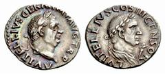 The Barry Feirstein Collection Part IV The Roman Empire Vitellius, January – December 69 Denarius late April-early December 69, AR 3.19 g. A VITELLIVS GERM IMP AVG TR P Laureate head of Vitellius r. R