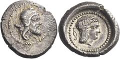 Greek Coins Dynasts of Lycia, Vekhssere II, circa 410 – 380 Stater, Xanthos or Tlos circa 410-380, AR 8.17 g. Head of a satrap r. Rev. Laureate head of Apollo r.; in l. field, diskeles; all within rou