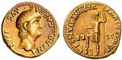 An interesting selection of Roman Gold Coins from the B.d.B Collection The Roman Empire Nero caesar, 50 – 54 Aureus circa 61-62, 7.62 g. NERO·CAESAR·AVG·IMP· Bare head r. Rev. PONTIF MAX TR – P VIII C