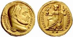 An interesting selection of Roman Gold Coins from the B.d.B Collection The Roman Empire Maxentius caesar, 306 – 307 Aureus late spring-summer 307, 5.35 g. MAXENTIVS – PRINC INVICT Laureate head r. Rev