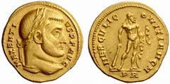 An interesting selection of Roman Gold Coins from the B.d.B Collection The Roman Empire Maxentius augustus, 307 – 312 Aureus Autumn 307, 5.33 g. MAXENTI – VS P F AVG Laureate head r. Rev. HERCVLI C – 