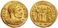An interesting selection of Roman Gold Coins from the B.d.B Collection The Roman Empire Licinius I augustus, 308 – 324 Solidus 315, 4.48 g. LICIN – IVS AVG Laureate and cuirassed bust r. Rev. VICTORIA