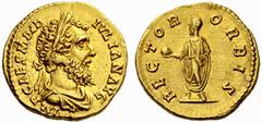 Auction 51 Part I The Roman Empire Didius Julianus, 28th March – 1st June 193 Aureus 193, AV 6.58 g. IMP CAES M DID – IVLIAN AVG Laureate head r. Rev. RECTOR – ORBIS Julianus standing l., holding glob
