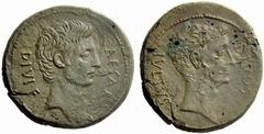 Part II The Roman Republic Octavianus. Bronze, Italy 38, Æ 21.74 g. CAESAR – DIVI·F Bare head of Octavian r. Rev. DIVOS – IVLIVS Laureate head of Julius Caesar r. Babelon Julia 98. C 3. Sydenham 1335.