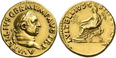 The Roman Empire Vitellius, April –December 69 Aureus late April-December 69, AV 7.41 g. A VITELLIVS GERM IMP AVG TR P Laureate head r. Rev. L VITELLIVS COS III CENSOR Lucius Vitellius, togate, seated