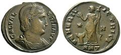 RÖMISCHE MÜNZEN KAISERREICH GALERIUS MAXIMIANUS (305 - 311) GALERIA VALERIA Follis, 310 - 311, Antiochia. GAL VALE- RIA AVG, drapierte Büste mit Diadem nach rechts. Rs: VENERI V-ICTRICI / * - H / ANT,